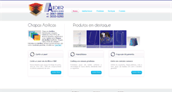 Desktop Screenshot of adracrilicos.com.br